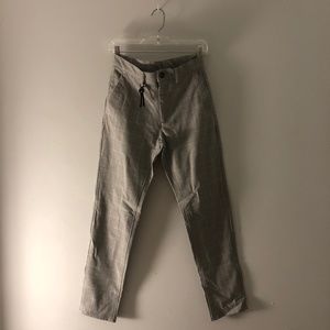 ZARA Basic Plaid Slim Pants